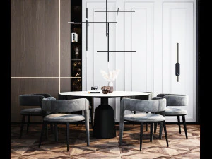 modern restaurant 3D Model