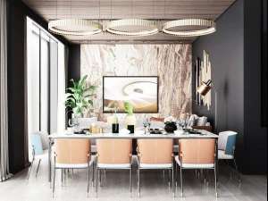 ristorante moderno Modello 3D