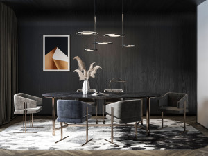 modern restaurant 3D Model