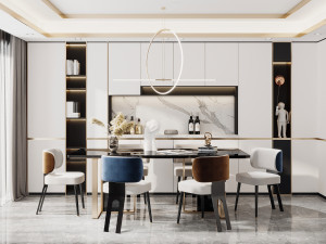 modern restaurant Model 3D
