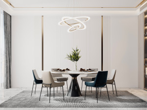 modern restaurant Modello 3D