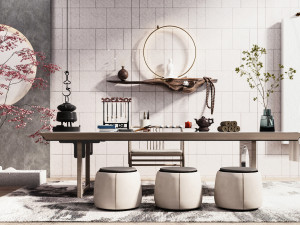 modern teahouse 3D 모델