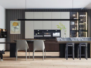 आधुनिक रसोईघर 3D मॉडल