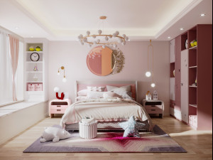 modern childrens room 3Dモデル