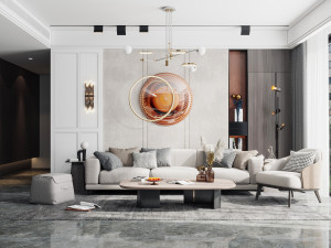 modern living room 3D Модель