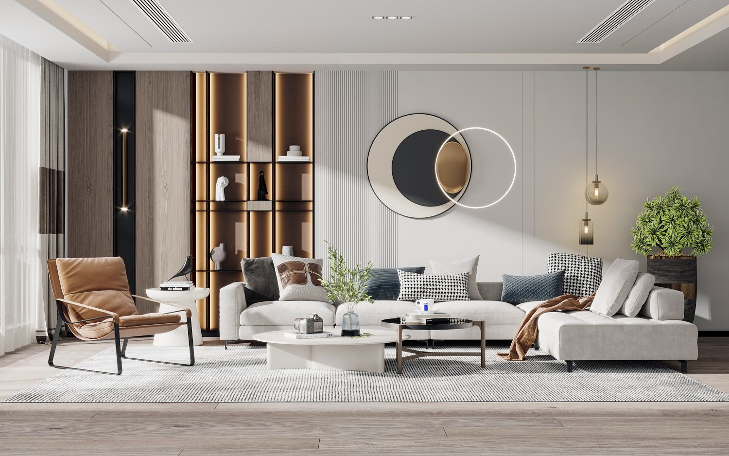 Modern living room 20D Modell in Wohnzimmer 20DExport