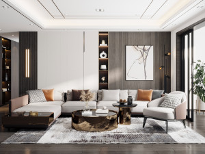 modern living room Modelo 3D