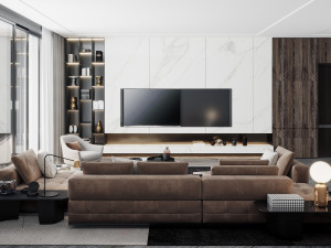 modern living room 3D Модель