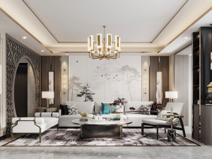 modern living room 3Dモデル