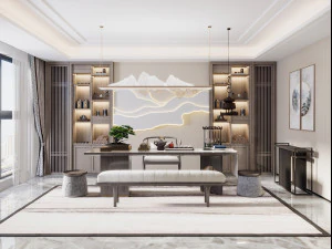 モダンな茶屋 3Dモデル