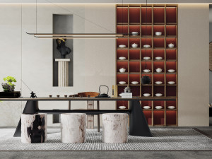 modern teahouse Modèle 3D
