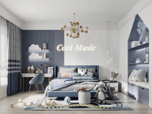 モダンな子供部屋 3Dモデル