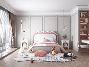 modern childrens room Modèle 3D
