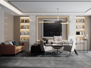 modern office 3Dモデル