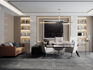 현대적인 사무실 3D 모델