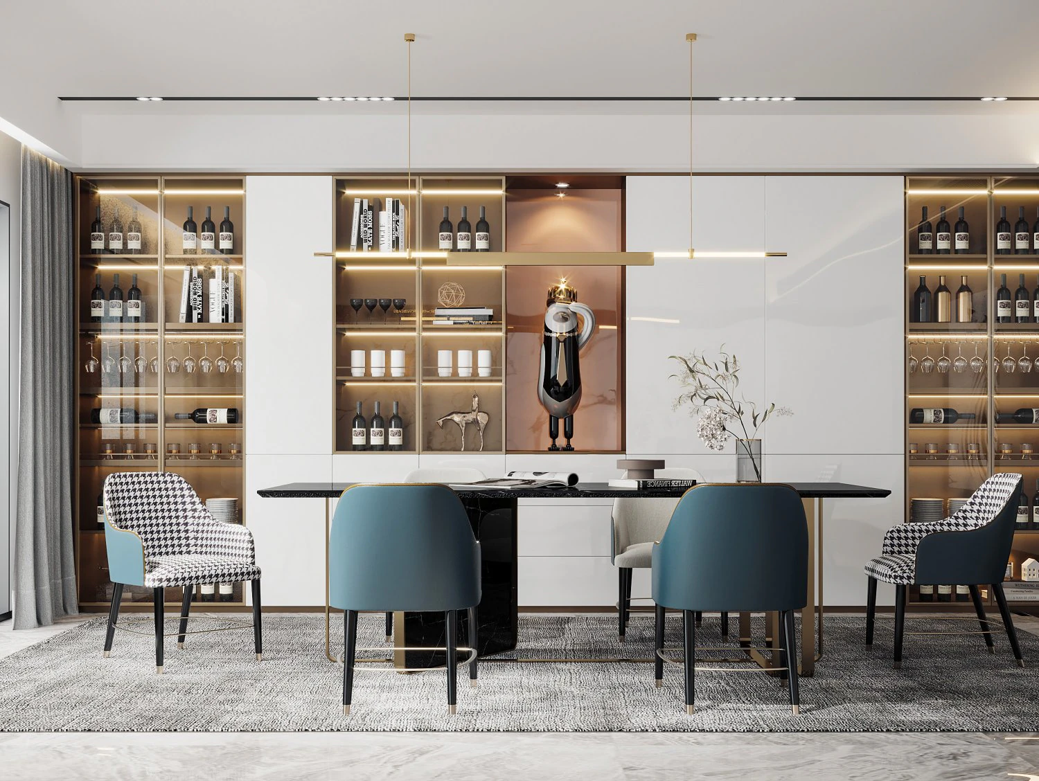modern restaurant 3D Model .c4d .max .obj .3ds .fbx .stl .blend 