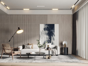 modern living room Modelo 3D