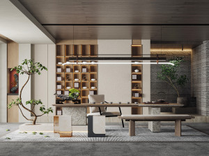 modern office 3D 모델