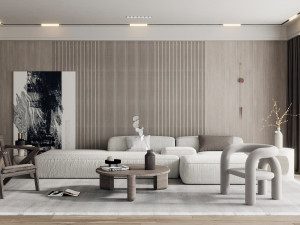 modern living room Modello 3D