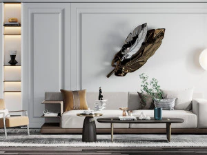 현대적인 거실 3D 모델