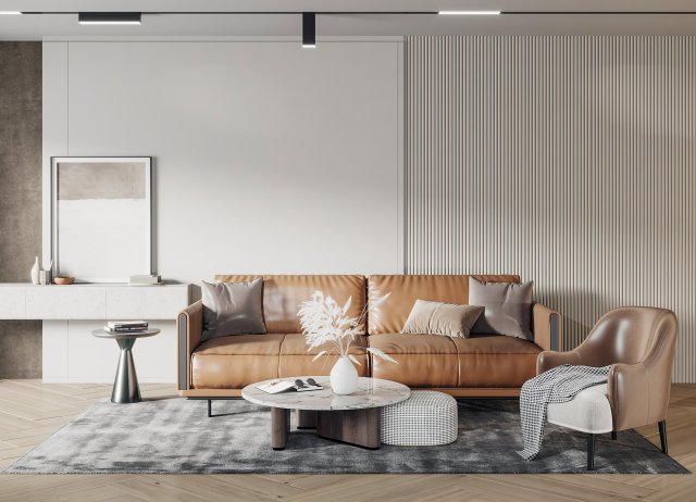 modern living room 3D Model .c4d .max .obj .3ds .fbx .stl .blend 