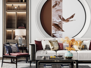 modern living room 3D Модель