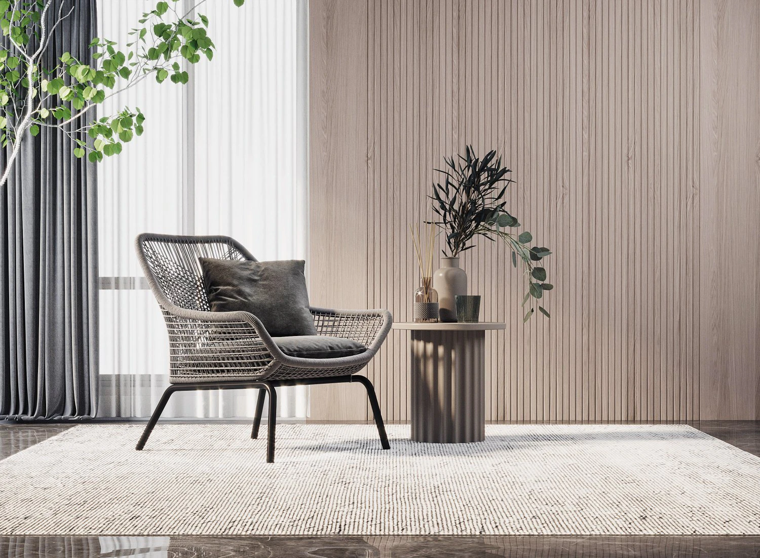 modern chair 3D Model .c4d .max .obj .3ds .fbx .stl .blend
