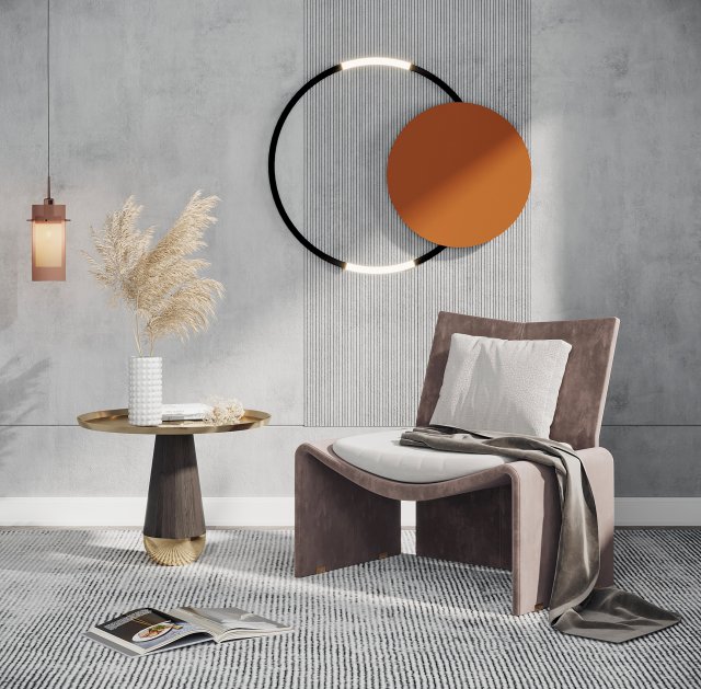 modern chair 3D Model .c4d .max .obj .3ds .fbx .stl .blend 