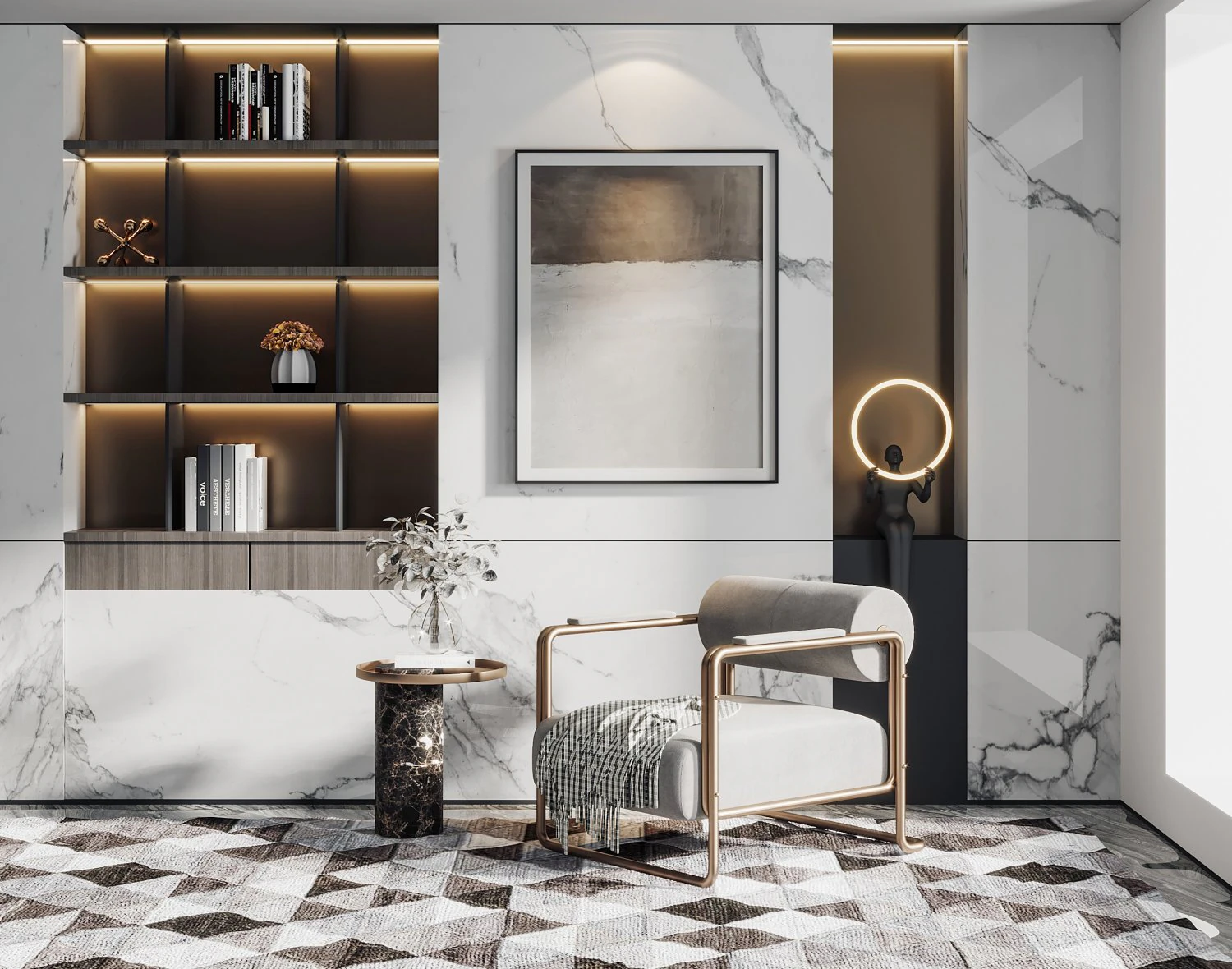 modern chair 3D Model .c4d .max .obj .3ds .fbx .stl .blend 