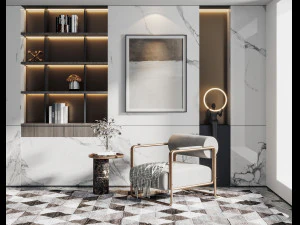 현대 의자 3D 모델