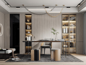 modern study 3D Model