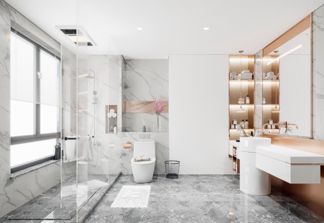 modern toilet 3D Model .c4d .max .obj .3ds .fbx .stl .blend 