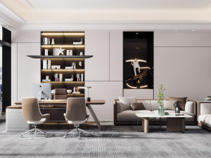 modern office Modelo 3D