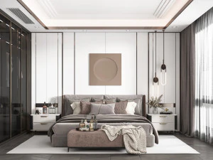 quarto moderno Modelo 3D