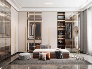 modern cloakroom 3D Model