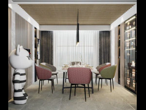 modern restaurant 3D Model