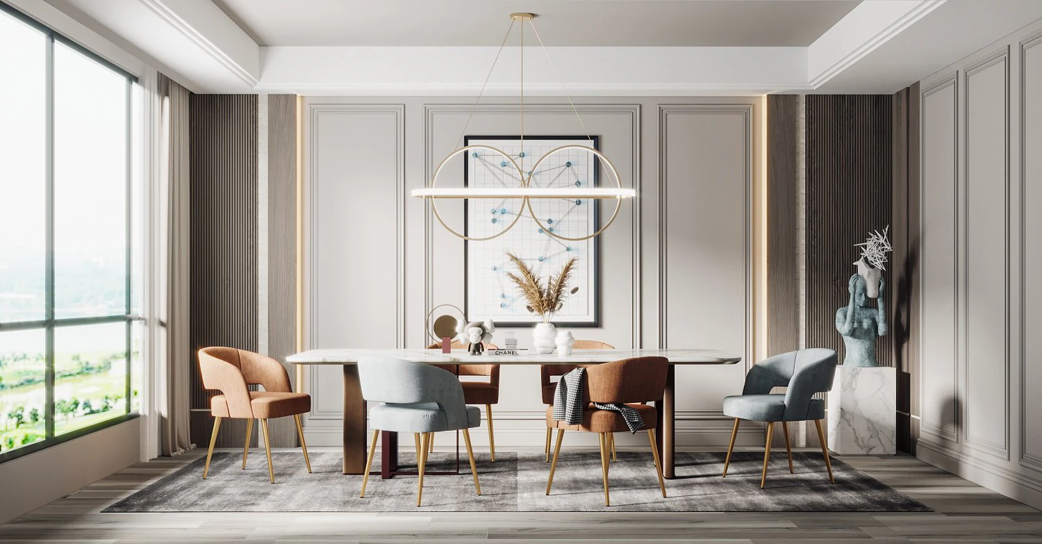 modern restaurant 3D Model .c4d .max .obj .3ds .fbx .stl .blend 