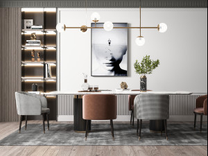 modern restaurant 3D Model