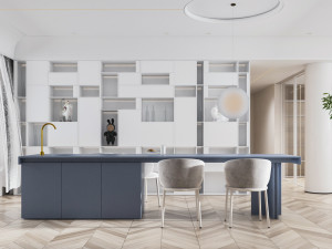 modern living room 3D Model