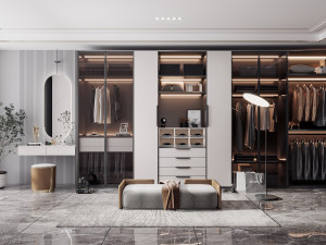 modern cloakroom 3D Model