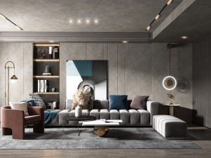 modern living room 3D Модель
