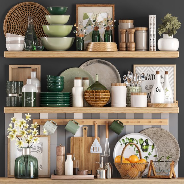 nordic kitchen products Modèle 3D .c4d .max .obj .3ds .fbx .stl .blend 