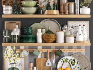 produkty do kuchni nordyckiej Model 3D