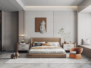 modern bedroom 3D 模型