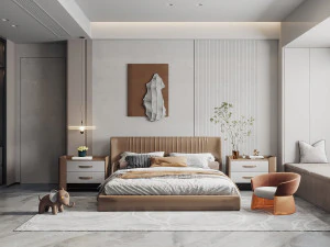 modern bedroom 3D Model