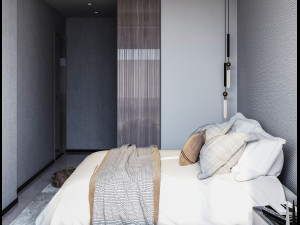 modern bedroom 3D मॉडल
