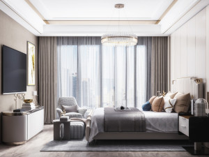 modern bedroom 3Dモデル
