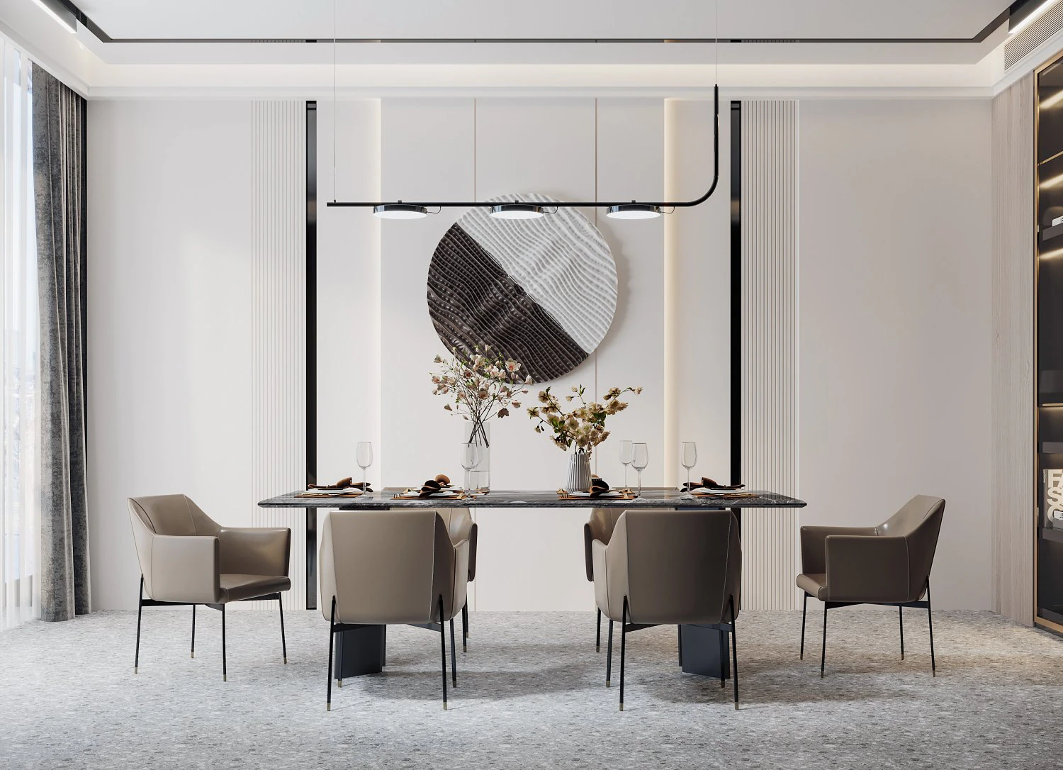 modern restaurant 3D Model .c4d .max .obj .3ds .fbx .stl .blend 