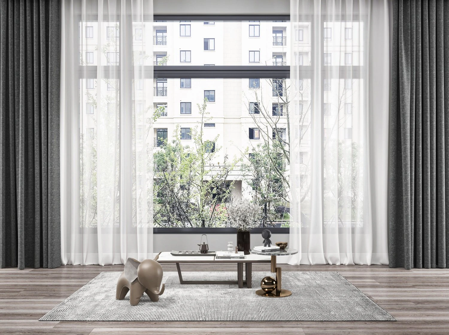 modern curtain 3D Model .c4d .max .obj .3ds .fbx .stl .blend 