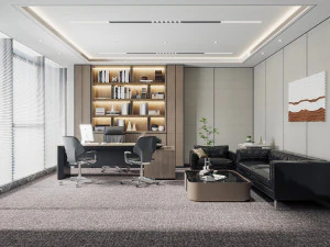 ufficio moderno Modello 3D